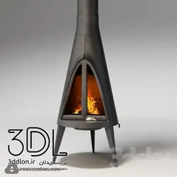 آبجکت شومینه fire place 17