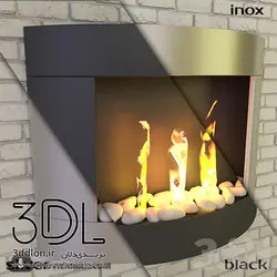 آبجکت شومینه fire place 15