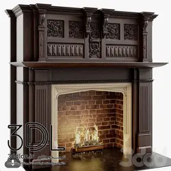 آبجکت شومینه fire place 12