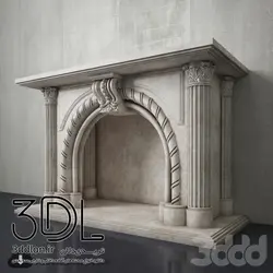 آبجکت شومینه fire place 09