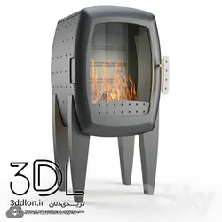 آبجکت شومینه fire place 06