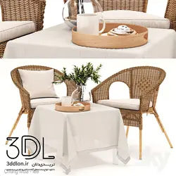 آبجکت مبلمان فضای باز outdoor furniture 144