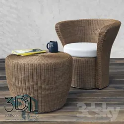 آبجکت مبلمان فضای باز outdoor furniture 119