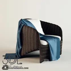 آبجکت مبلمان فضای باز outdoor furniture 105