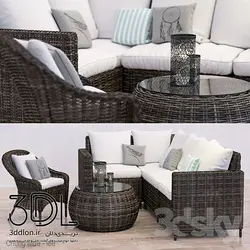 آبجکت مبلمان فضای باز outdoor furniture 87