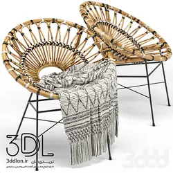 آبجکت مبلمان فضای باز outdoor furniture 72