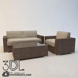 آبجکت مبلمان فضای باز outdoor furniture 06