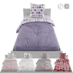 آبجکت تخت خواب کودک Kids Bed06