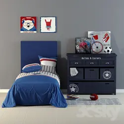آبجکت تخت خواب کودک Kids Bed04