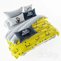 آبجکت تخت خواب کودک Kids Bed03