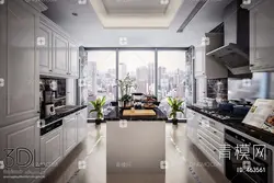 فایل سه بعدی آشپزخانه kitchen21