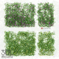 آبجکت دیوار سبز و پیچک greenwall 10