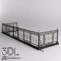 آبجکت نرده handrail object 55