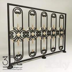 آبجکت نرده handrail object 09