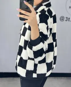 پالتو تدی آستردار دخترانه کد ۱۶۷۳