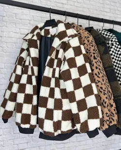 پالتو تدی آستردار دخترانه کد ۱۶۷۳