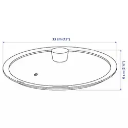 درب تابه و ماهیتابه ایکیا مدل KLOCKREN سایز 33