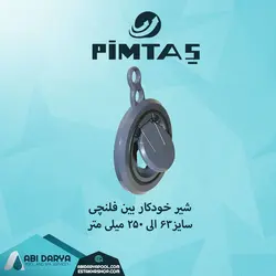 شیر خودکار بین فلنچی UPVC پیمتاش