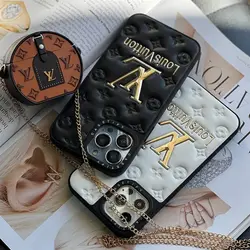 کاورایرپاد LV کیف دایره ایی همراه زنجیر - سایت لوازم جانبی آبنباتی کیس