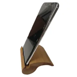 استند منحنی موبایل با چوب راش مدل MA 100