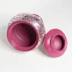 شکلات خوری آینه کاری روی سفال طرحMD 01