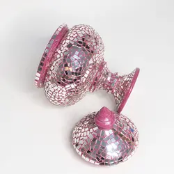 شکلات خوری آینه کاری روی سفال طرحMD 01