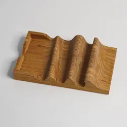 استند موبایل رومیزی چوبی|چوب راش|MA 101