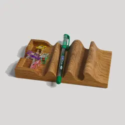 استند موبایل رومیزی چوبی|چوب راش|MA 101