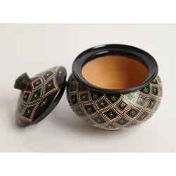 قندان نقطه کوبی سفالی|MK08