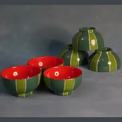 ست کاسه سفال یلدایی|MP03