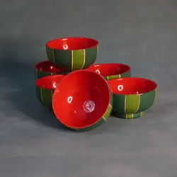 ست کاسه سفال یلدایی|MP03