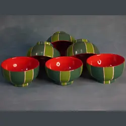 ست کاسه سفال یلدایی|MP03