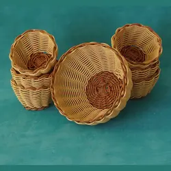 سبد حصیری هفت تکه|MC02