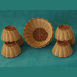 سبد حصیری هفت تکه|MC02