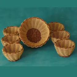 سبد حصیری هفت تکه|MC02