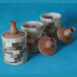 ست سه تایی جاادویه چوبی|PK 06