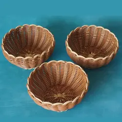 سبد حصیری سه تیکه گرد|MC04