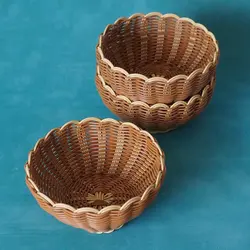 سبد حصیری سه تیکه گرد|MC04