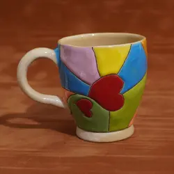 لیوان میناکاری شده فانتزی |M028