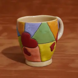 لیوان میناکاری شده فانتزی |M028