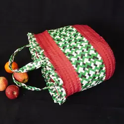 زنبیل حصیری تاروپودی|M014