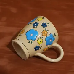 لیوان دسته دار میناکاری|M031