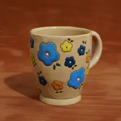 لیوان دسته دار میناکاری|M031