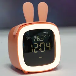 ساعت رومیزی به همراه چراغ خواب مدل Cute Pet TV Night-light Alarm Clock