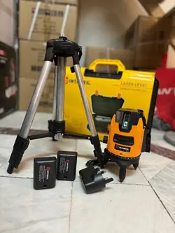 تراز لیزری چهار خط نقطه زن شاقول دار اینتیمکس مدل 0477