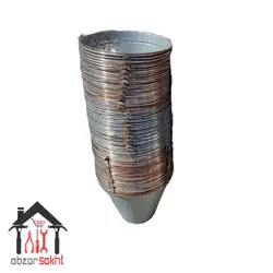 سطل بنایی گالوانیزه بسته 25 عددی