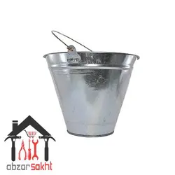سطل بنایی گالوانیزه بسته 25 عددی