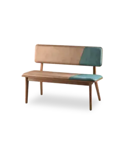 نیمکت النا 2 نفره پشتی دار