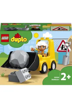 ® DUPLO® Construction Buldozer 10930 – اسباب بازی ساختمانی کاربردی برای کودکان 2 سال و بالاتر (10 قطعه) لگو     LEGO RS-L-10930