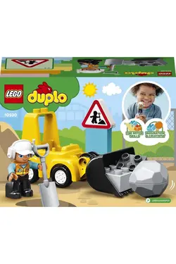 ® DUPLO® Construction Buldozer 10930 – اسباب بازی ساختمانی کاربردی برای کودکان 2 سال و بالاتر (10 قطعه) لگو     LEGO RS-L-10930